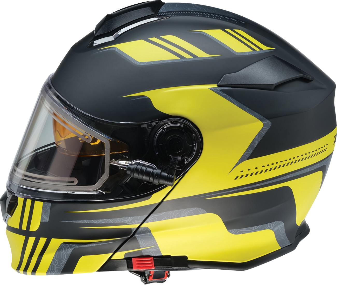 Z1R Solaris 2.0 Helmet - First Tracks - Electric - Dual Pane - Black/Hi-Viz - Small 0120-0838