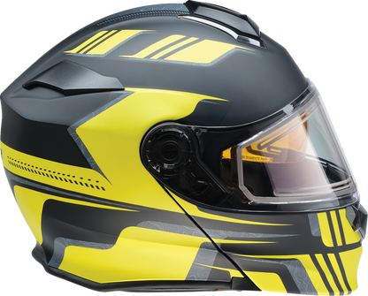 Z1R Solaris 2.0 Helmet - First Tracks - Electric - Dual Pane - Black/Hi-Viz - Medium 0120-0839