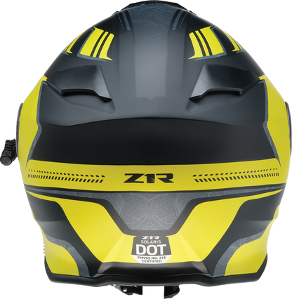 Z1R Solaris 2.0 Helmet - First Tracks - Electric - Dual Pane - Black/Hi-Viz - Medium 0120-0839