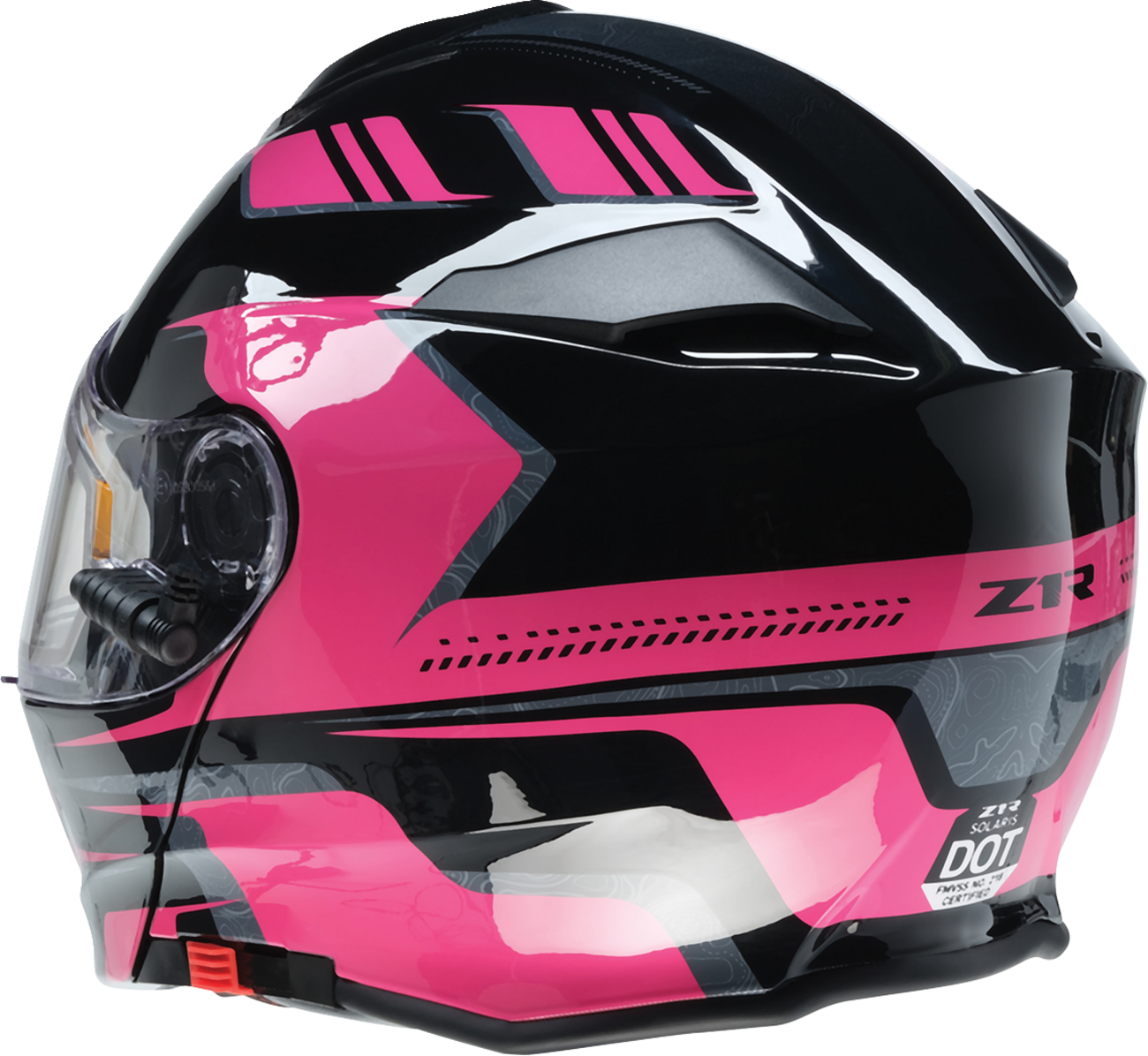 Z1R Solaris 2.0 Helmet - First Tracks - Electric - Dual Pane - Black/Pink - 2XL 0120-0848