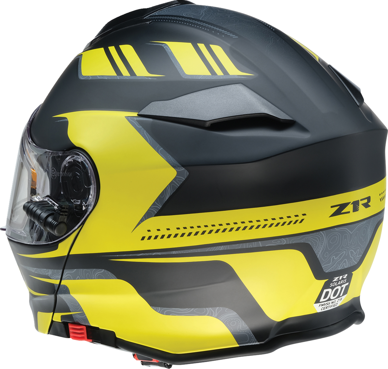 Z1R Solaris 2.0 Helmet First Tracks Electric Dual Pane Shield XS - Black/Hi-Viz