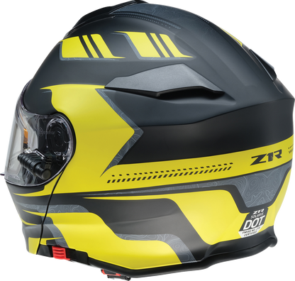 Z1R Solaris 2.0 Helmet First Tracks Electric Dual Pane Shield XS - Black/Hi-Viz