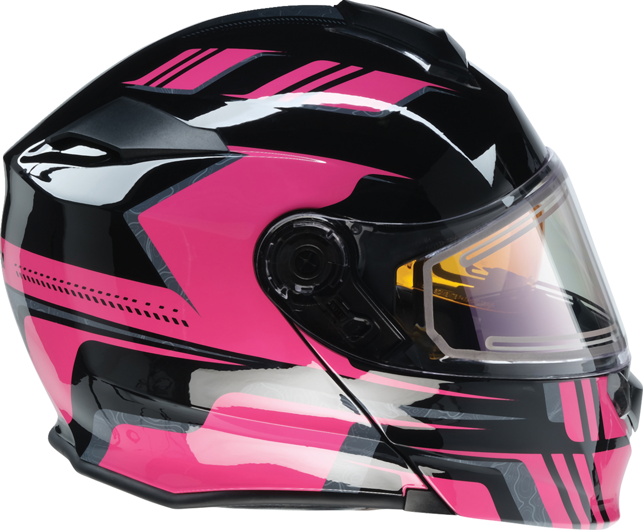 Z1R Solaris 2.0 Helmet - First Tracks Electric Dual Pane Shield, Black/Pink, XL (Part No. 0120-0847)
