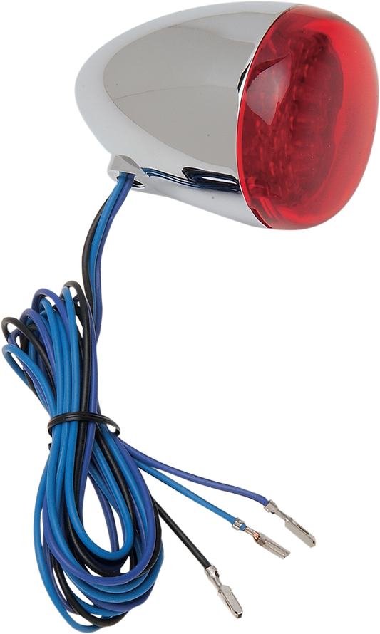 CHRIS PRODUCTS LED Turn Signal - Chrome/Red 8501R-LED
