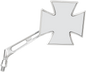 EMGO Mirror - Maltese - Side View - Cross - Chrome - Right - Universal 20-34863A