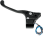 PERFORMANCE MACHINE (PM) Contour Billet Clutch Lever Assembly - Black 0062-2082-B