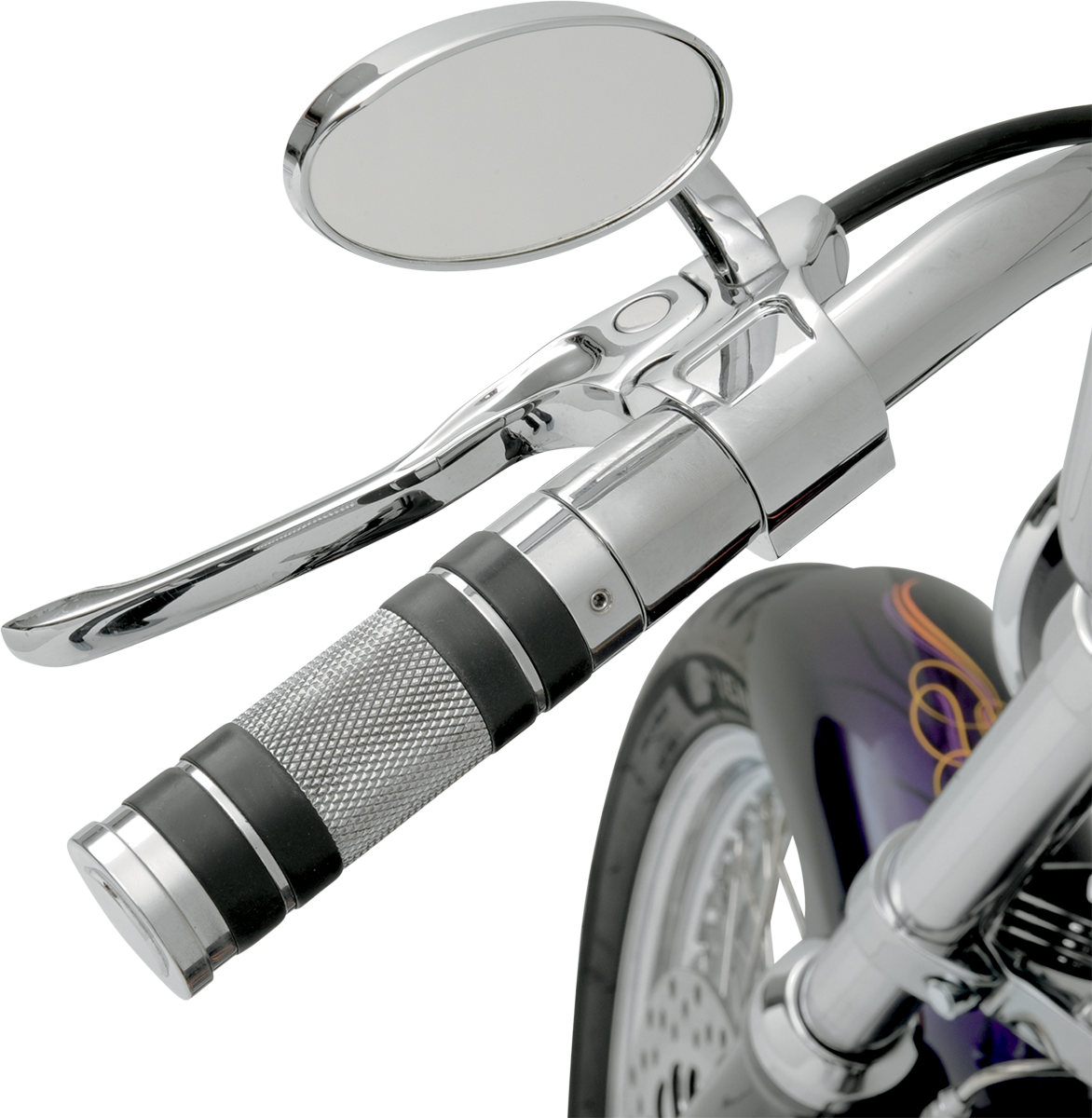 PERFORMANCE MACHINE (PM) Contour Billet Clutch Lever Assembly - Chrome 0062-2030-CH