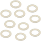 S&S CYCLE Throttle Shaft Nylon Flat Washers - 10-Pack 50-7072