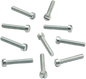 S&S CYCLE Slotted Flat Head Screws - 10-Pack 50-0150