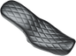 LE PERA Cobra Full-Length Seat - Diamond - Black - FXD '06-'17 LK-071DM