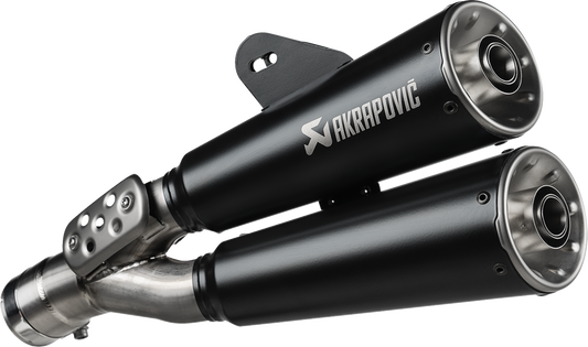 AKRAPOVIC Slip-On Line Muffler - Black S-B12SO25-HISSSBL