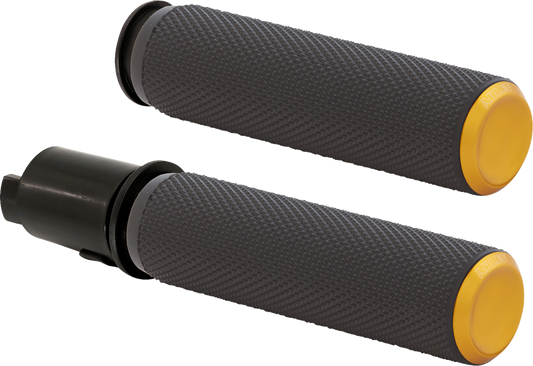 ARLEN NESS Knurled Grips - TBW - Gold 500-054
