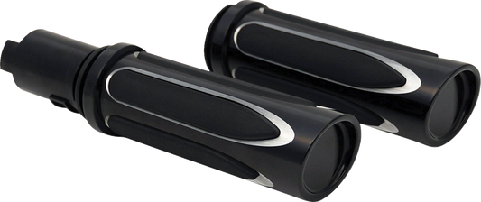 ARLEN NESS Deep Cut Comfort Series Grips - TBW - Black 500-069
