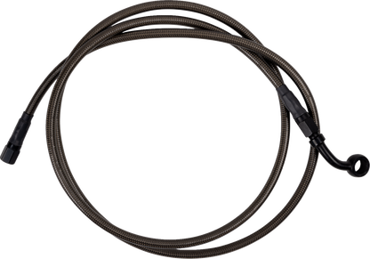 BARNETT Brake Line - Upper - Carbon Coat w/ Black Fittings - +6" 25430511346