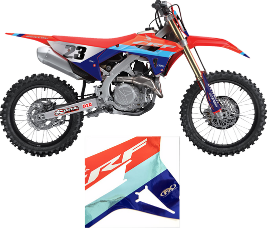 Factory Effex Candy Chrome Series Trim Graphics Kit for Honda CRF 250R/450R (Part #27-51306)