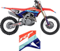 Factory Effex Candy Chrome Series Trim Graphics Kit for Honda CRF 250R/450R (Part #27-51306)