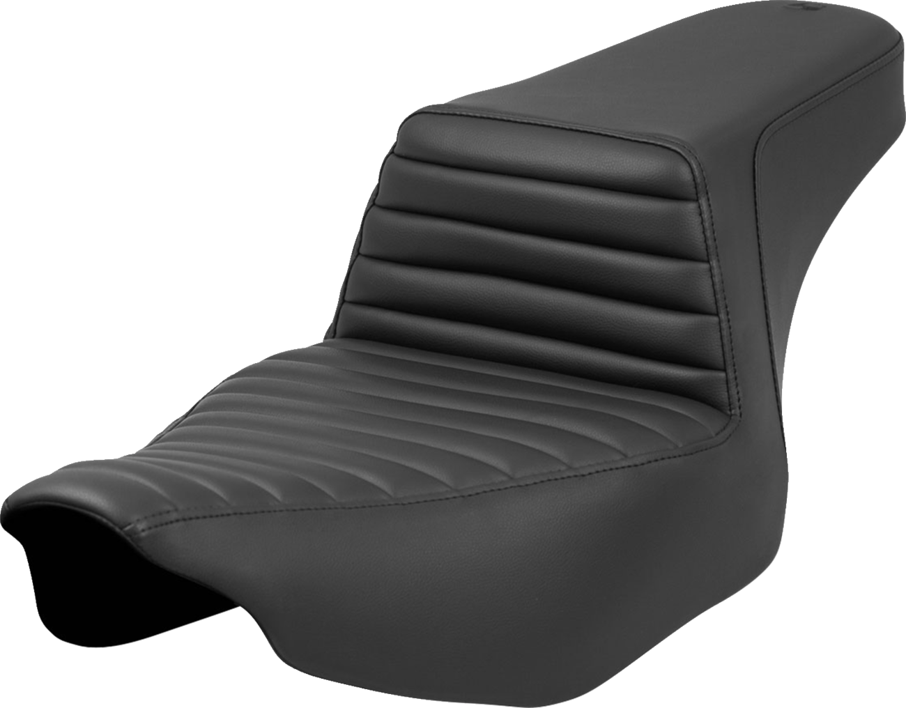 SADDLEMEN Step-Up Seat - Tuck-n'-Roll - Black - FL '23-'24 823-07-171