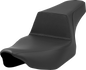SADDLEMEN Step-Up Seat - Gripper Lumbar - Black - FL '23-'24 823-07-174