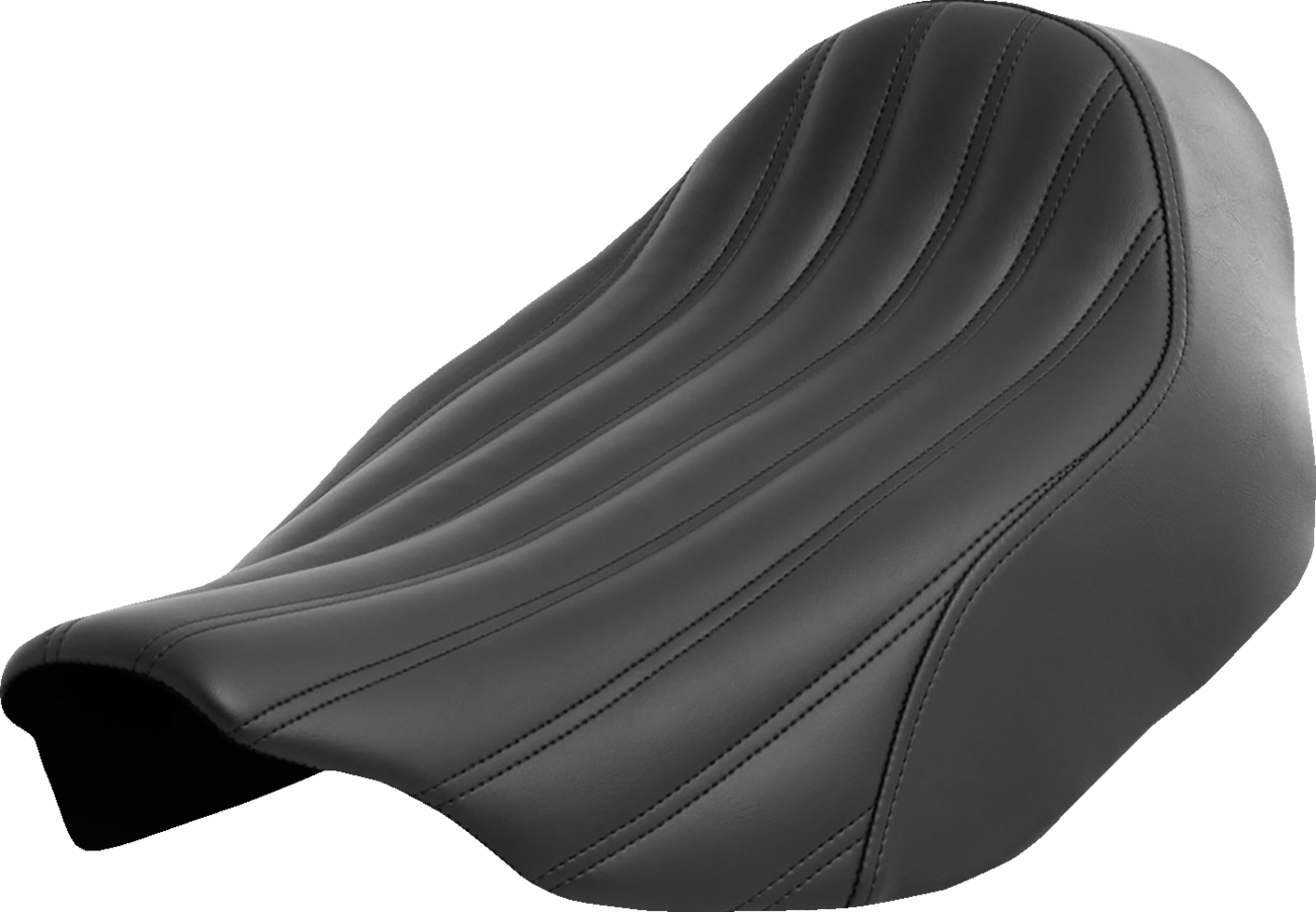 SADDLEMEN Renegade™ Knuckle Solo Seat - Black - FLH/FLT '23-'24 823-07-0023