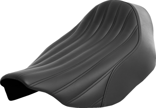 SADDLEMEN Renegade™ Knuckle Solo Seat - Black - FLH/FLT '23-'24 823-07-0023