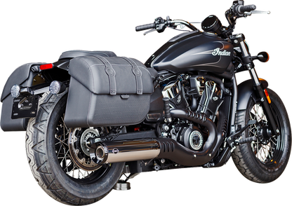 S&S CYCLE Grand National Slip-On Mufflers - Chrome - 50-State 550-1122