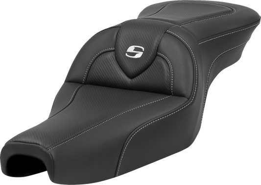 SADDLEMEN Roadsofa™ Seat - without Backrest - Carbon Fiber - XL '04-'22 807-11-185