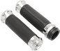 PERFORMANCE MACHINE (PM) Overdrive Custom Grips - TBW - Chrome 0063-2082-CH