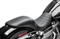 LE PERA Daytona Sport Seat - Flat Track Stitch - Black - Dyna '06-'17 LK-512TRKPT