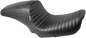 LE PERA Kickflip Seat - Pleated - Black - FXD '06-'17 LK-591PT