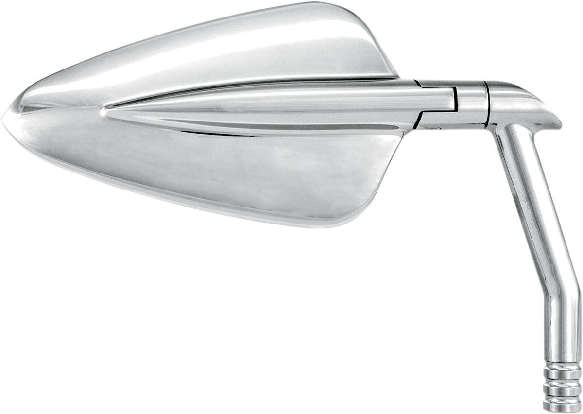 PERFORMANCE MACHINE (PM) Mirror - Vision - Arrow XL - Side View - Triangle - Chrome - Left/Right 0064-2032-CH