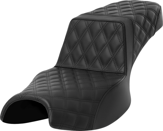 SADDLEMEN Step-Up Seat - Full Lattice Stitch - Extended Reach - Challenger '20-'24 I20-06E-175