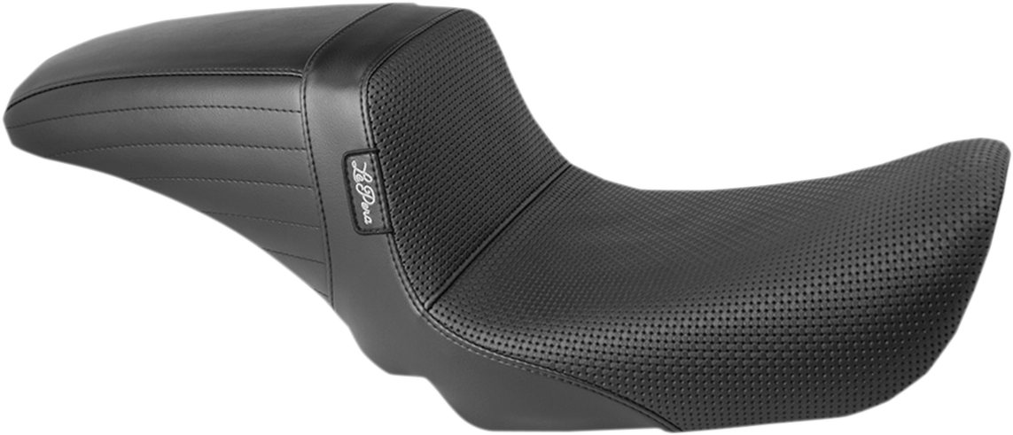 LE PERA Kickflip Daddy Long Legs Seat - Basketweave - Black - FX '06-'17 LK-591DLBW