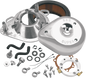 S&S CYCLE Teardrop Air Cleaner Kit - Chrome 17-0450