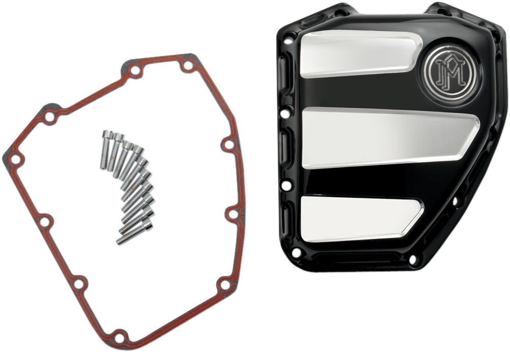 PERFORMANCE MACHINE (PM) Cam Cover - Scalloped - Platinum Cut - Twin Cam 0177-2020-BMP