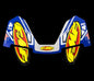 FMF 4.1 COLORWAYS 2020 LOGO KIT   BLUE