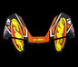 FMF 4.1 COLORWAYS 2020 LOGO KIT - ORANGE