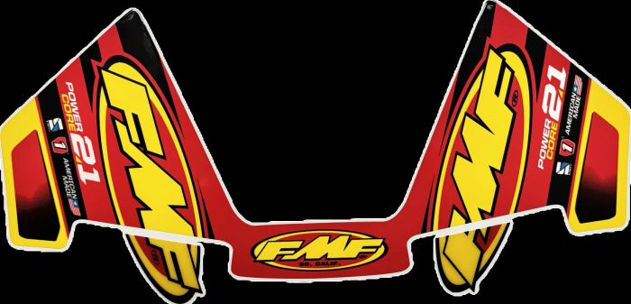 FMF POWERCORE 2.1 MYLAR DECAL REPLACEMENT 3PC