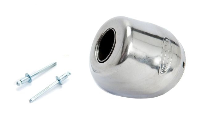 FMF T-CORE 2.1 REPLACEMENT S/S REAR CONE CAP-1.375"