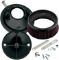 S&S CYCLE Super Stock™ Stealth Air Cleaner Kit - Black 170-0176