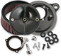 S&S CYCLE Super Stock™ Stealth Air Cleaner Kit - Black 170-0165