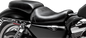 LE PERA Bare Bones Pillion Pad - Smooth - Black - XL '10-'22 LK-006P