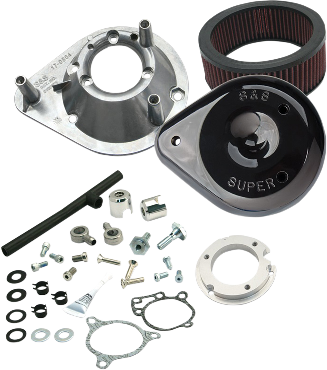 S&S CYCLE Teardrop Air Cleaner - Gloss Black 170-0312B