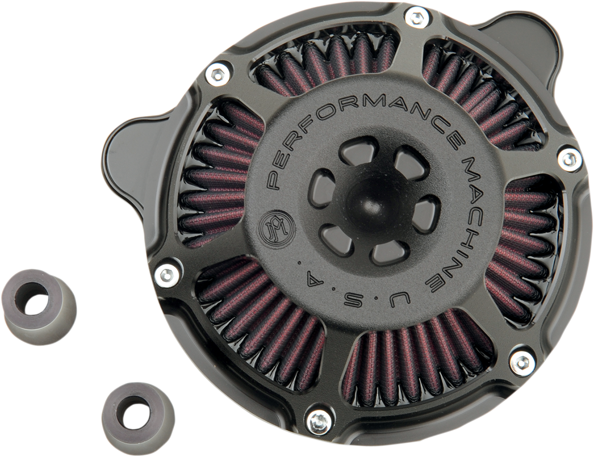 PERFORMANCE MACHINE (PM) Max HP Air Cleaner Kit - Black Ops™ 0206-2078-SMB