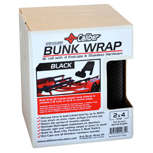 BUNKWRAP KIT BLACK (16'X2X4" W/END CAPS)