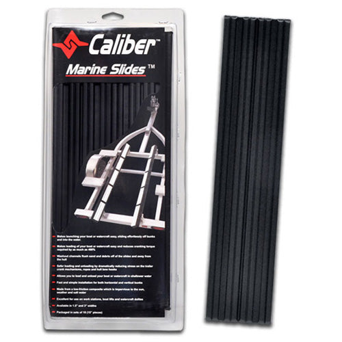 MARINE SLIDES 1.5" X 15" BLACK - 10 / PACK