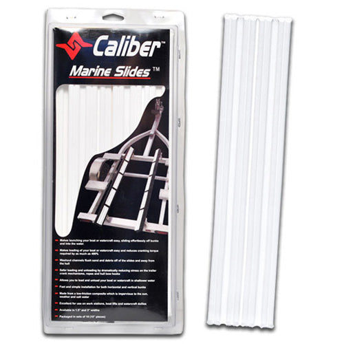 MARINE SLIDES 1.5" X 15" WHITE - 10 / PACK