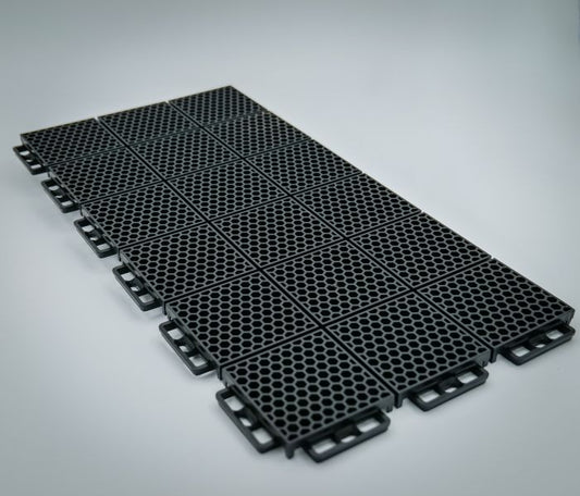 PROTECH FLOORING - SMOOTH - 8 PC. - BLK.