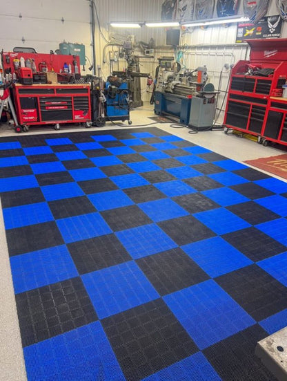 FLOORING, PROTECH, SMOOTH, BLUE, 8 PIECE