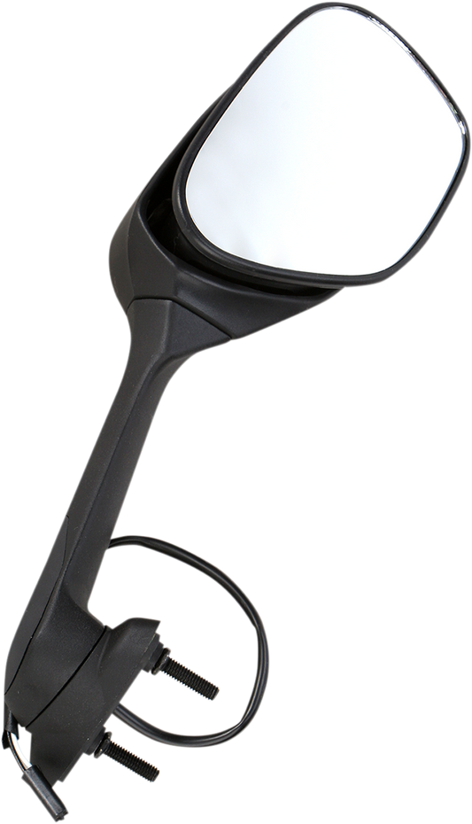 EMGO Mirror - Side View w/Integrated Turn Signals - Oval - Black - Right 20-55261
