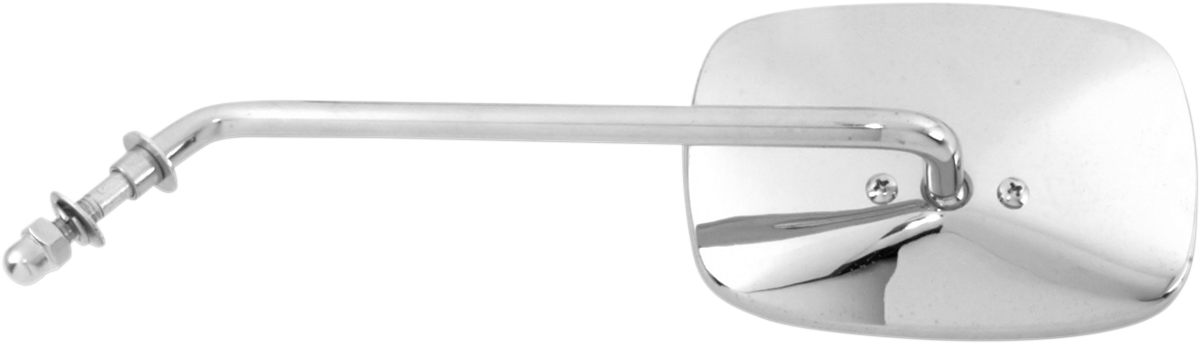 EMGO Mirror - Side View - Plain Face/Rectangle - Long Stem - Left - Screw-In - Each 20-21712